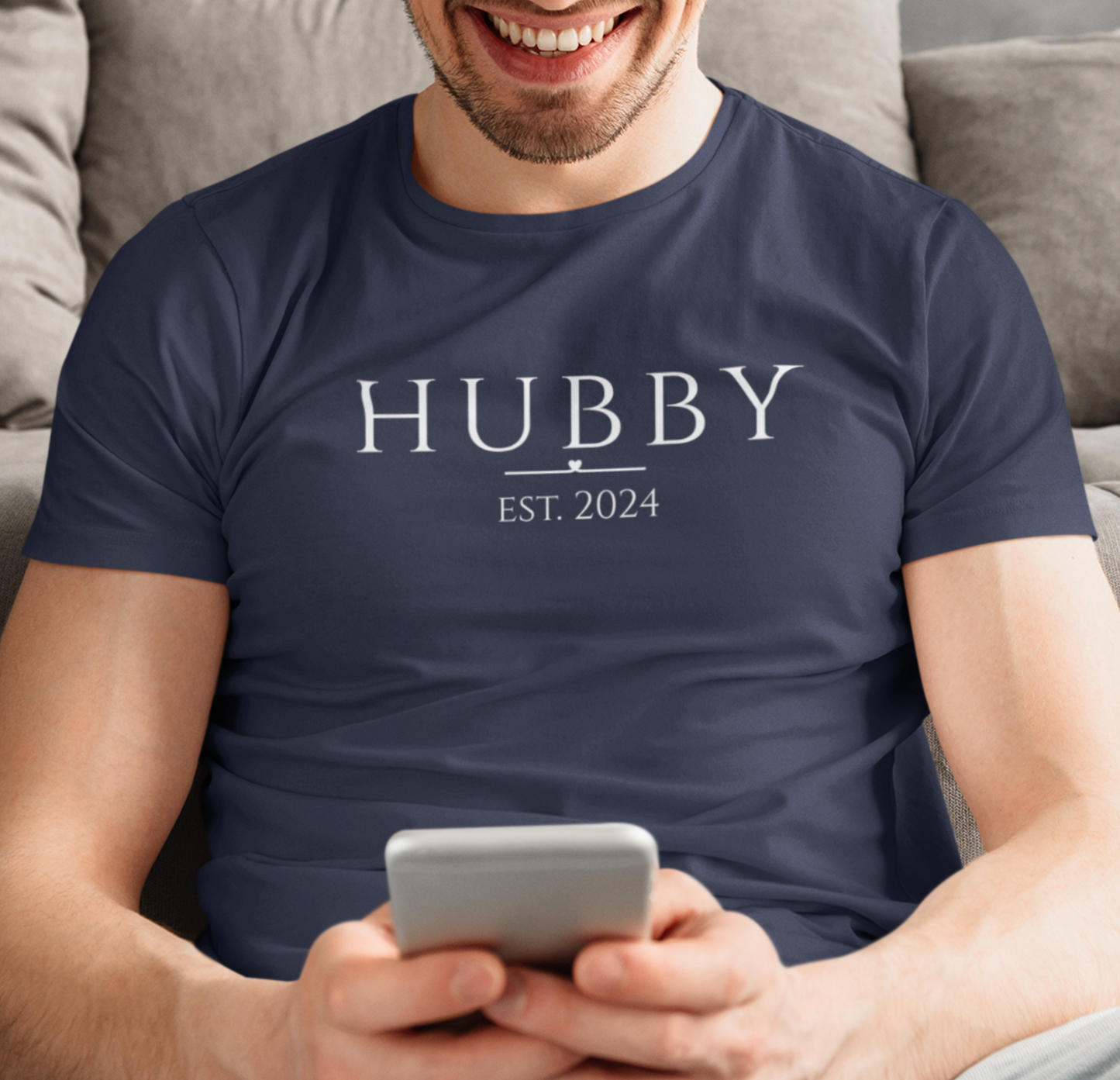 Hubby EST 2024 Celebrating Love and Commitment.