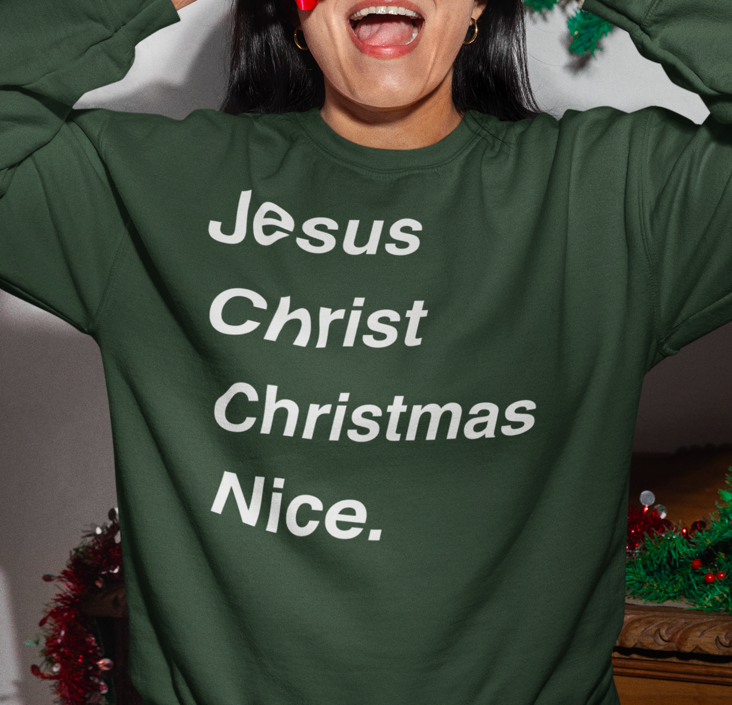 Jesus Christ Christmas Nice Sweatshirt