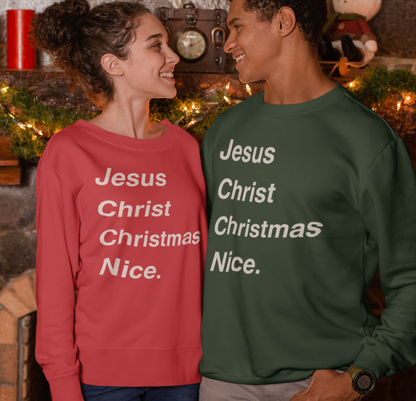 Jesus Christ Christmas Nice Sweatshirt