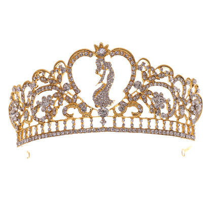 Diamond Crown Wedding Headwear