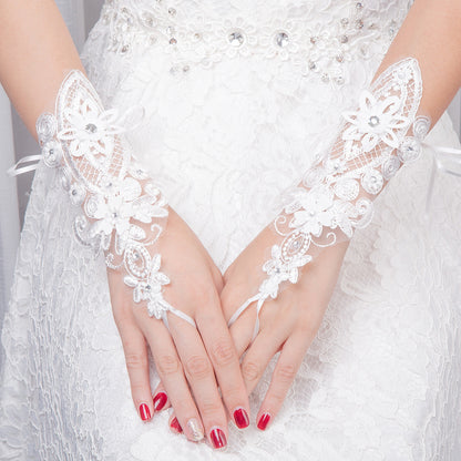 Wedding Bridal Gloves Accessories Lace