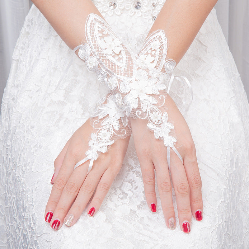 Wedding Bridal Gloves Accessories Lace