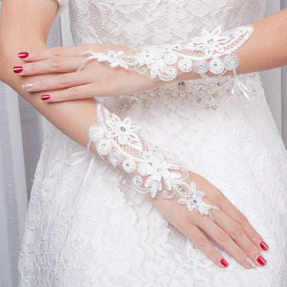 Wedding Bridal Gloves Accessories Lace