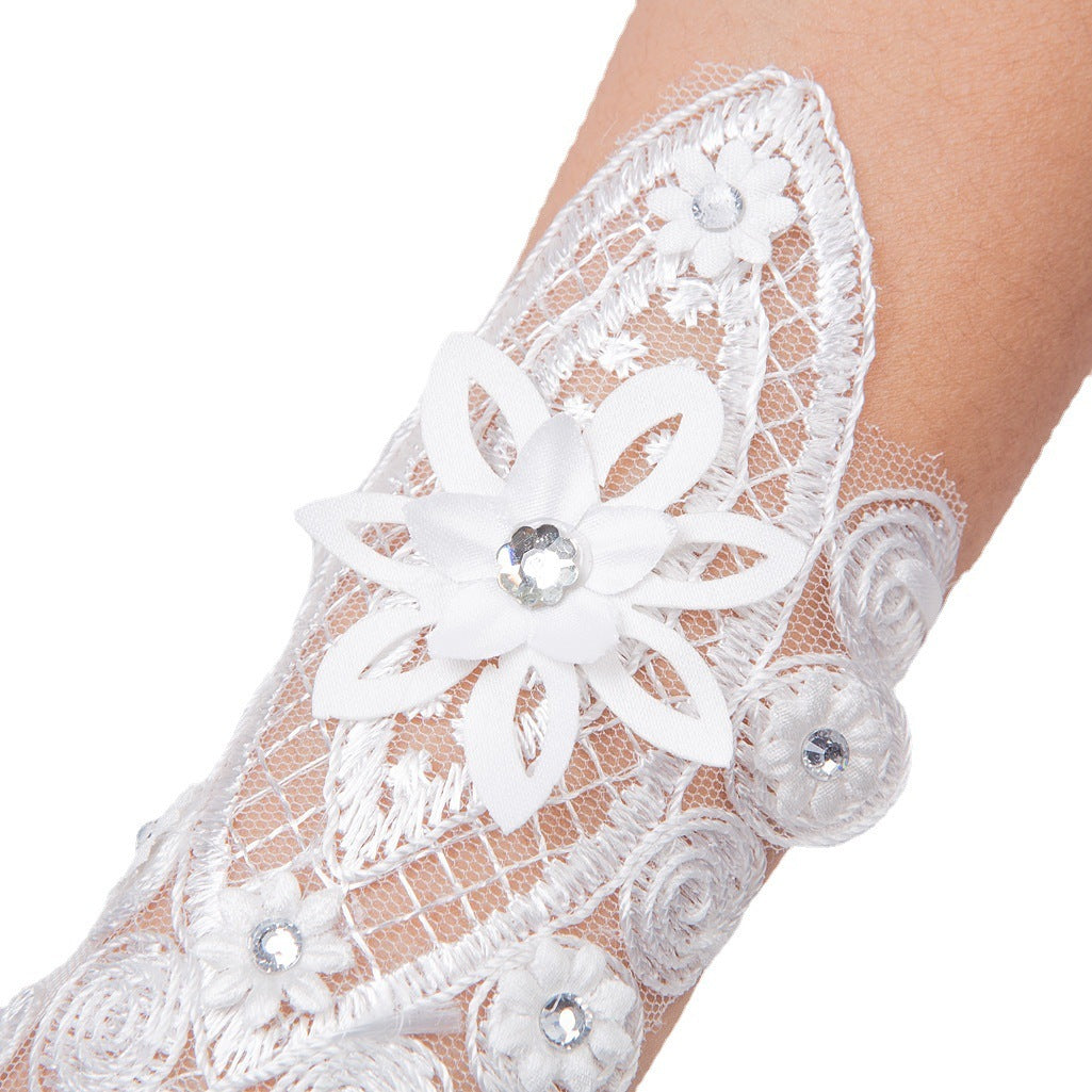 Wedding Bridal Gloves Accessories Lace