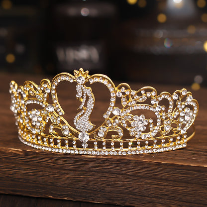 Diamond Crown Wedding Headwear