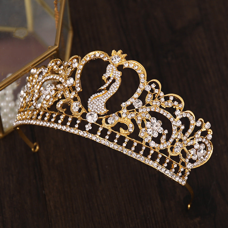 Diamond Crown Wedding Headwear